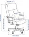 Image Кресло Ikea Millberget/Murum Черный