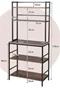 Image Стеллаж Costway HW67547CF Brown/Black