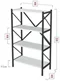 Image Стеллаж Bofigo 4 Shelves Metal White/Black