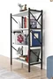 Image Стеллаж Bofigo 4 Shelves Metal White/Black