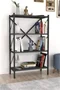 Image Стеллаж Bofigo 4 Shelves Metal Anthracite