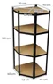 Image Стеллаж Costway TD10017BK Black