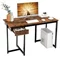 Image Masă de calculator Costway HW67259CF Rustic Brown