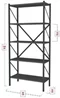 Image Raft Bofigo Shelves Metal 5 секции Anthracite