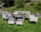 Image Set de mobilier de grădină Tempo Kondela Lalen TK-0000371811, Light Gray/Gray