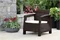 Image Set mobilier de grădină Heniver Novara 2+1+1+T, Brown