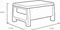 Image Set mobilier de grădină Heniver Novara 2+1+1+T, Brown