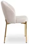 Image Scaun Mebel Elite Bros, Cream/Gold