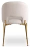 Image Scaun Mebel Elite Bros, Cream/Gold
