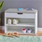 Image Bancă-rack pentru încălțăminte Modern Home CHXG01 White
