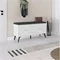 Image Bancă cu dulap pentru încălțăminte Mirage Meble Dune 170x55x35cm White