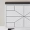 Image Bancă cu dulap pentru încălțăminte Mirage Meble Dune 170x55x35cm White