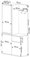 Image Antreu Akord Entro 95см 3D1SZ Sonoma Oak/White