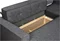 Image Canapea colțar Modern Lotos Alaska 10 Total Eclipse, Dark Gray