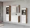 Image Комплект мебели Bratex Madrit II, Wotan Oak/White Gloss