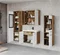 Image Комплект мебели Bratex Madrit II, Wotan Oak/White Gloss