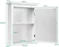Image Шкаф с зеркалом Costway HW59321WH, White