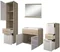Image Комплект мебели Bratex Alba, Wotan Oak/White Gloss