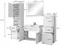 Image Комплект мебели Bratex Alba, Wotan Oak/White Gloss