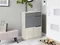 Image Dulap pentru încălțăminte Modern Visit New 60cm Craft Oak White/Slate Grey