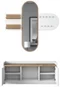 Image Antreu Mirage Meble EE101 White/Walnut