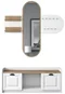 Image Antreu Mirage Meble EE101 White/Walnut