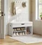 Image Bancă-rack pentru încălțăminte Vasagle LHS30W White