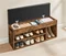 Image Bancă-rack pentru încălțăminte Vasagle LHS130B01 Rustic Brown/Black