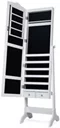 Image Шкаф-зеркало для украшений Costway JV10771WH White