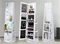 Image Шкаф-зеркало для украшений Costway JV10430WH White
