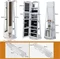 Image Шкаф-зеркало для украшений Costway JV10430WH White