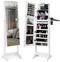 Image Шкаф-зеркало для украшений Costway JV11025WH White