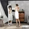 Image Шкаф-зеркало для украшений Costway JV11025WH White