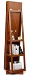 Image Шкаф-зеркало для украшений Costway HW64483BN Light Brown