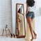Image Шкаф-зеркало для украшений Costway HW64483BN Light Brown