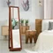 Image Шкаф-зеркало для украшений Costway HW64483BN Light Brown