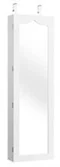 Image Шкаф-зеркало для украшений Costway HW63090WH White