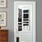 Image Шкаф-зеркало для украшений Costway HW63090WH White