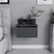 Image Тумба прикроватная Mirage Meble Alice Anthracite