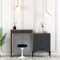 Image Туалетный столик Mirage Meble Lizbon 550 Anthracite/Walnut