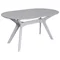 Image Комплект для кухни Evelin Raffles Oval White + 6 стульев COCO White/NV-10WP Grey