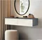 Image Туалетный столик Modern Komfi навесной Slate Gray/Craft Oak White