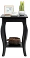 Image Комплект прикроватных тумбочек Costway HW65646BK-2 Black