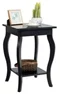 Image Комплект прикроватных тумбочек Costway HW65646BK-2 Black
