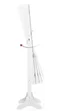 Image Шкаф-зеркало для украшений Costway JV10770WH White