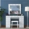 Image Туалетный столик + Табурет Mirage Meble BJ156 White