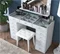 Image Туалетный столик + Табурет Mirage Meble BJ156 White