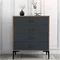 Image Комод Mirage Meble Lizbon 536 Anthracite/Walnut