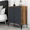 Image Комод Mirage Meble Lizbon 536 Anthracite/Walnut