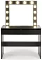 Image Туалетный столик с подсветкой Halmar Hollywood Black